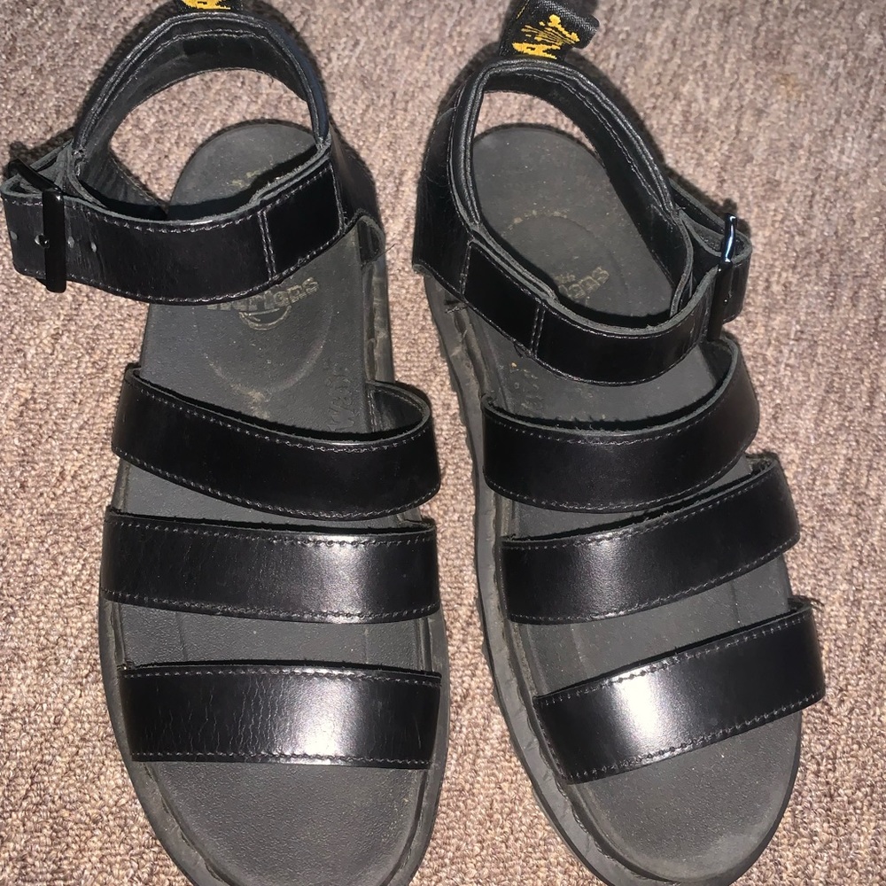 Doc Martens Blaire Leather Sandals Size 8